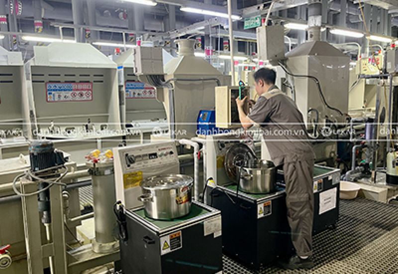 Dự án lắp đặt máy quay kim điện từ cho khách hàng chuyên sản xuất linh phụ kiện điện tử tại Bắc Ninh 