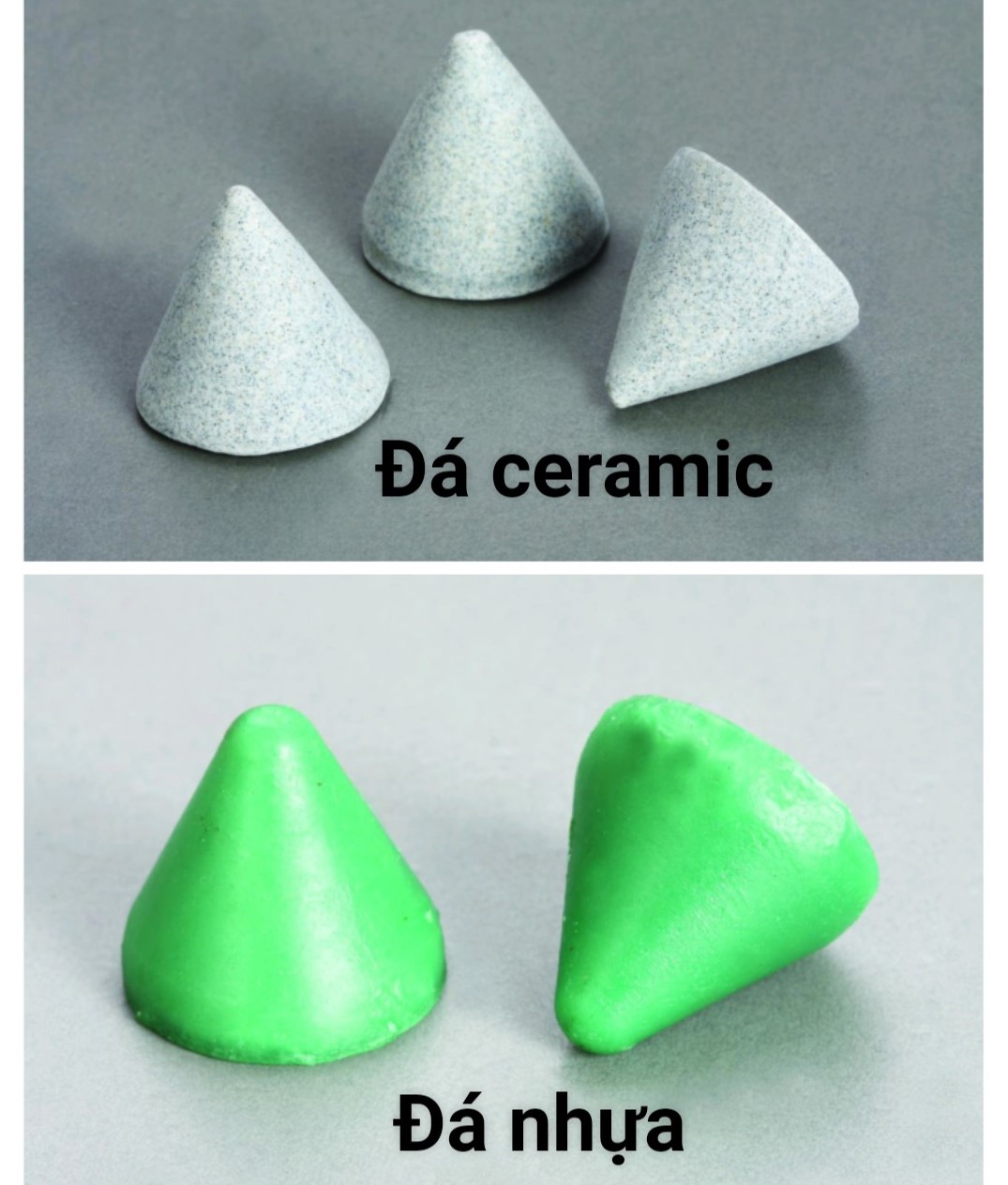 Đá Ceramic - Vật liệu phổ biến trong gia công đánh bóng kim loại