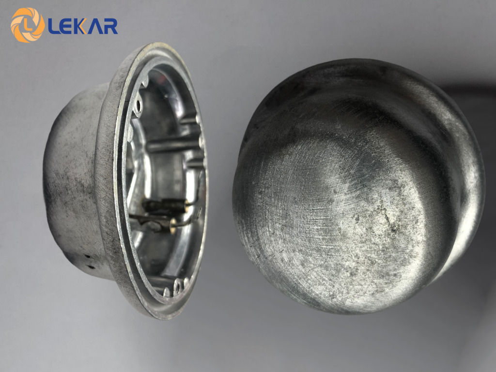 Bề mặt nhôm sau khi xử lý bavia