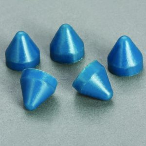Đá nhựa hình nón màu xanh nước biển