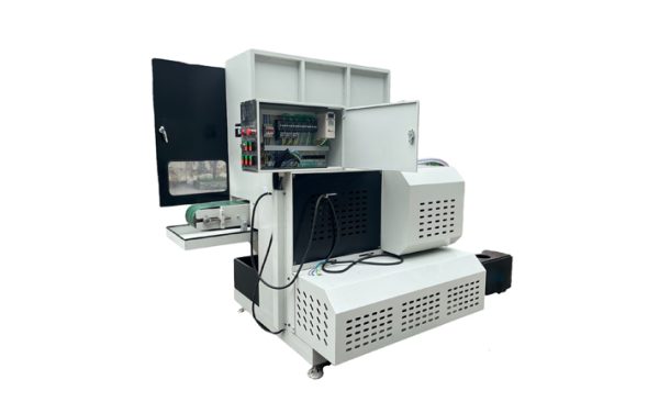 Máy đánh bóng xước mặt phẳng tự động 1 mặt LKC-22MP20-2D1NR-HT-18, mài nước, 2 tổ mài đai, 1 tổ mài nỉ, bản rộng 200mm, băng truyền có hút từ, có rung lắc, công suất 18kW. - Ảnh 2