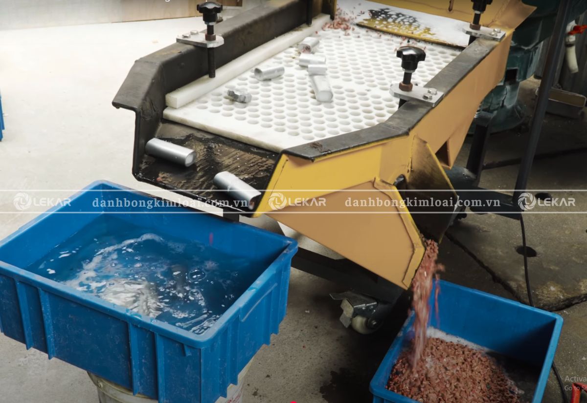 Cấu tạo của máy sàng rung