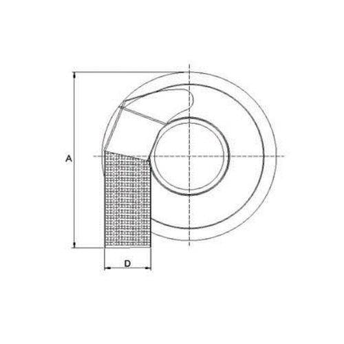 Curved bowl with separating unit vibratory machine 0.7