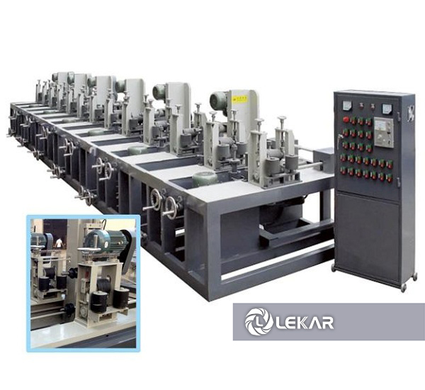 máy đánh bóng thép hộp 6 tổ mài
