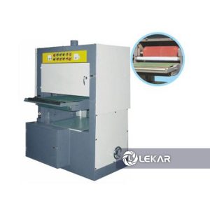 Automatic swing flat polishing machine,1 nonwoven wheel station, hairline finishing LK-08H60-B-7.5