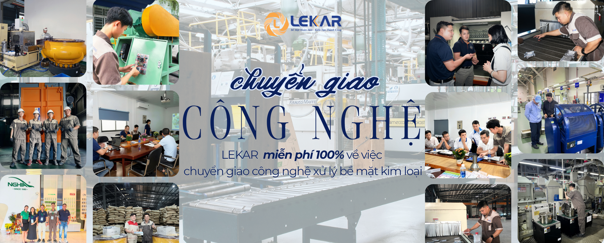 LEKAR - Giải pháp xử lý bề mặt kim loại