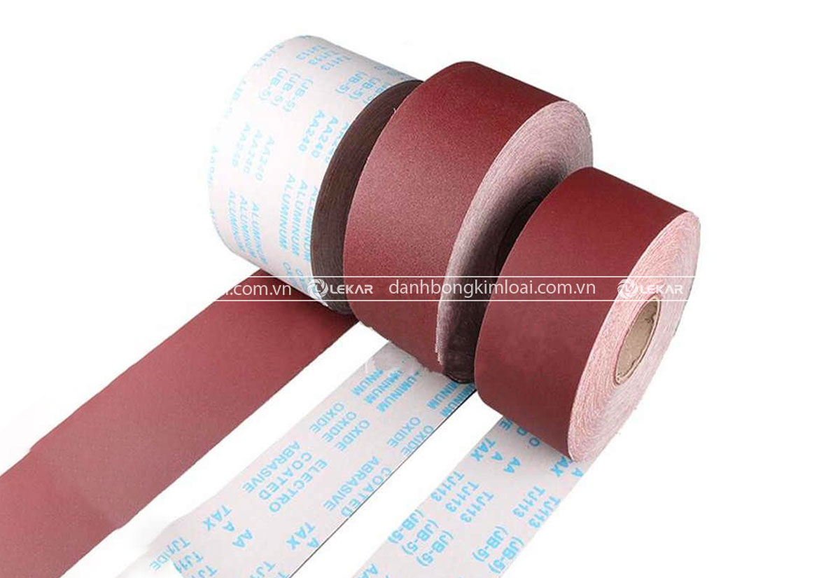 Giấy nhám cuộn & giải pháp mài mòn tối ưu cho ngành công nghiệp phụ trợ