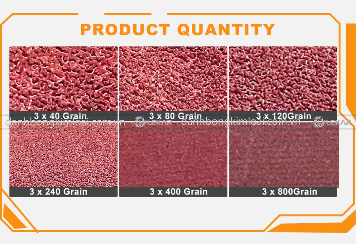 Giấy nhám xử lý bề mặt kim loại