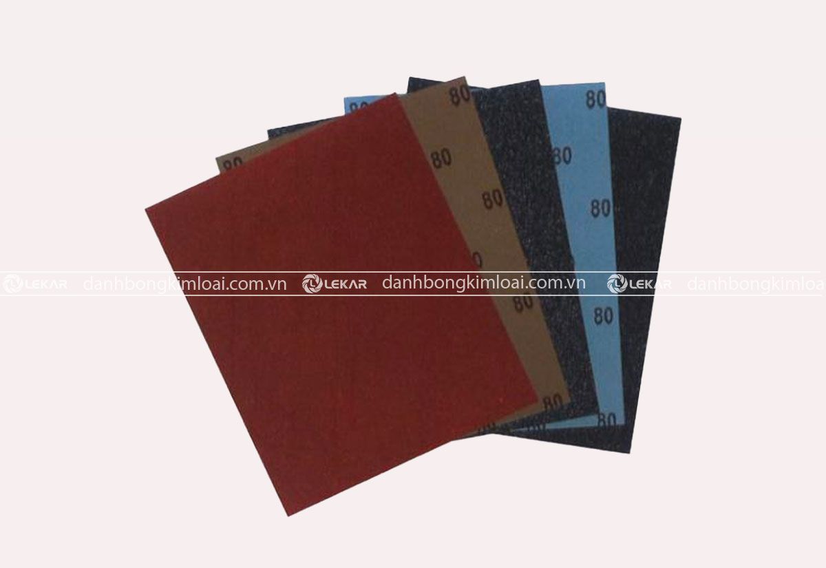 Các loại giấy nhám mịn dùng trong nhà xưởng