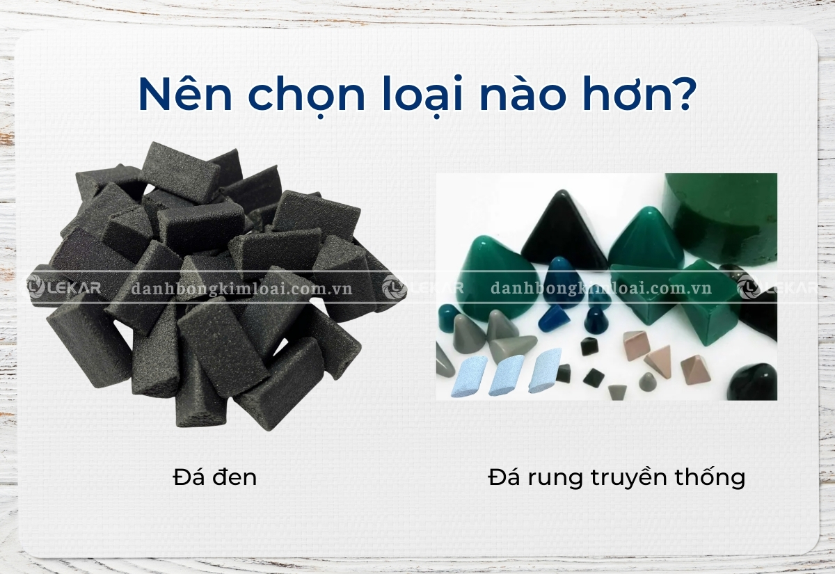 So sánh đá đen và đá rung truyền thống: Doanh nghiệp nên chọn loại vật tư nào? So sánh đá đen và đá rung truyền thống: Doanh nghiệp nên chọn loại vật tư nào?