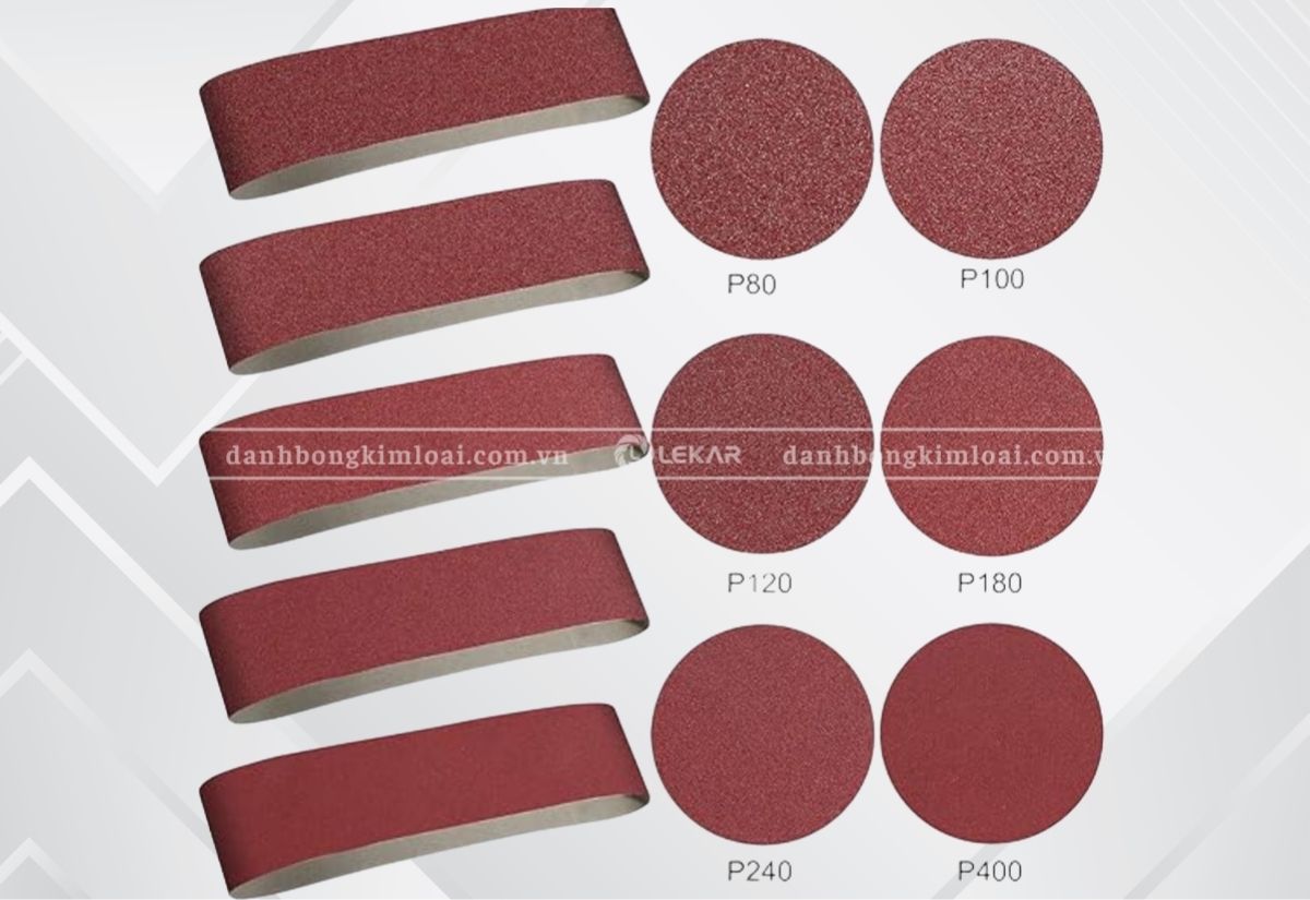 Giấy nhám mịn chà kim loại