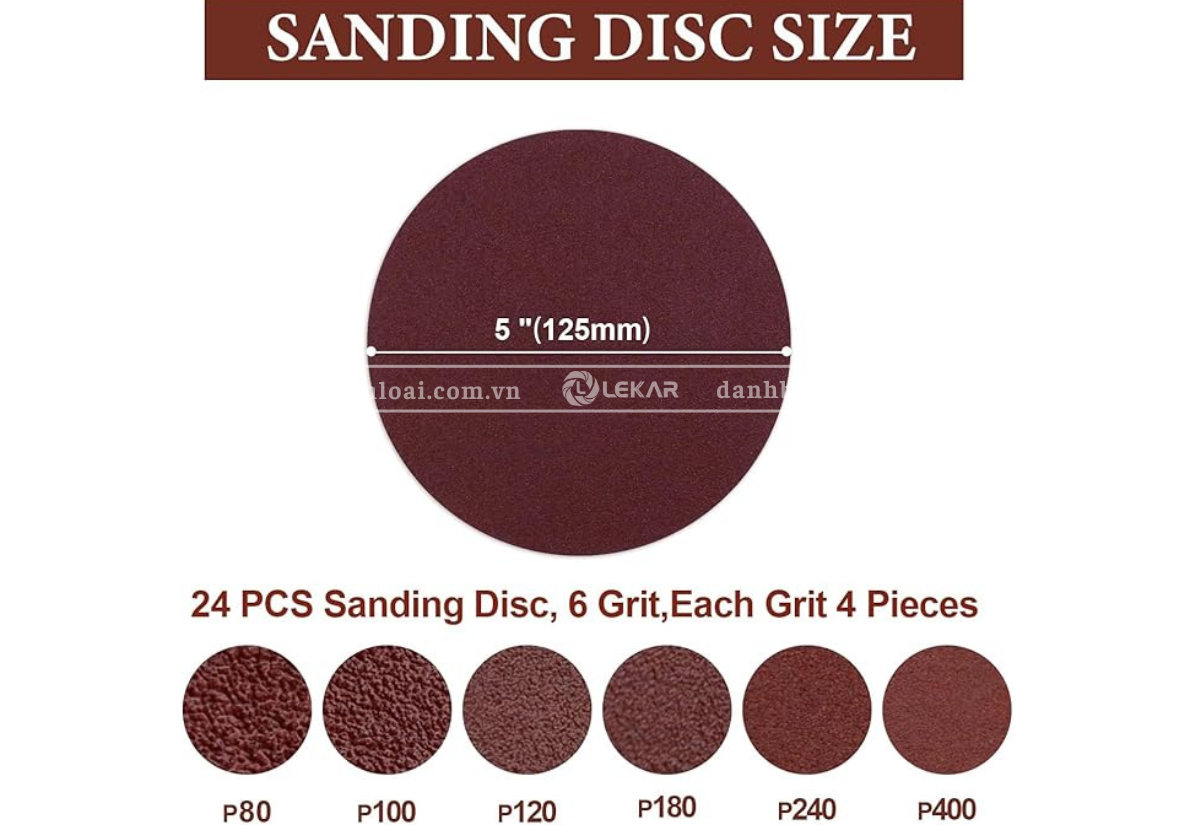 Cấu tạo của giấy nhám tròn Cấu tạo của giấy nhám tròn