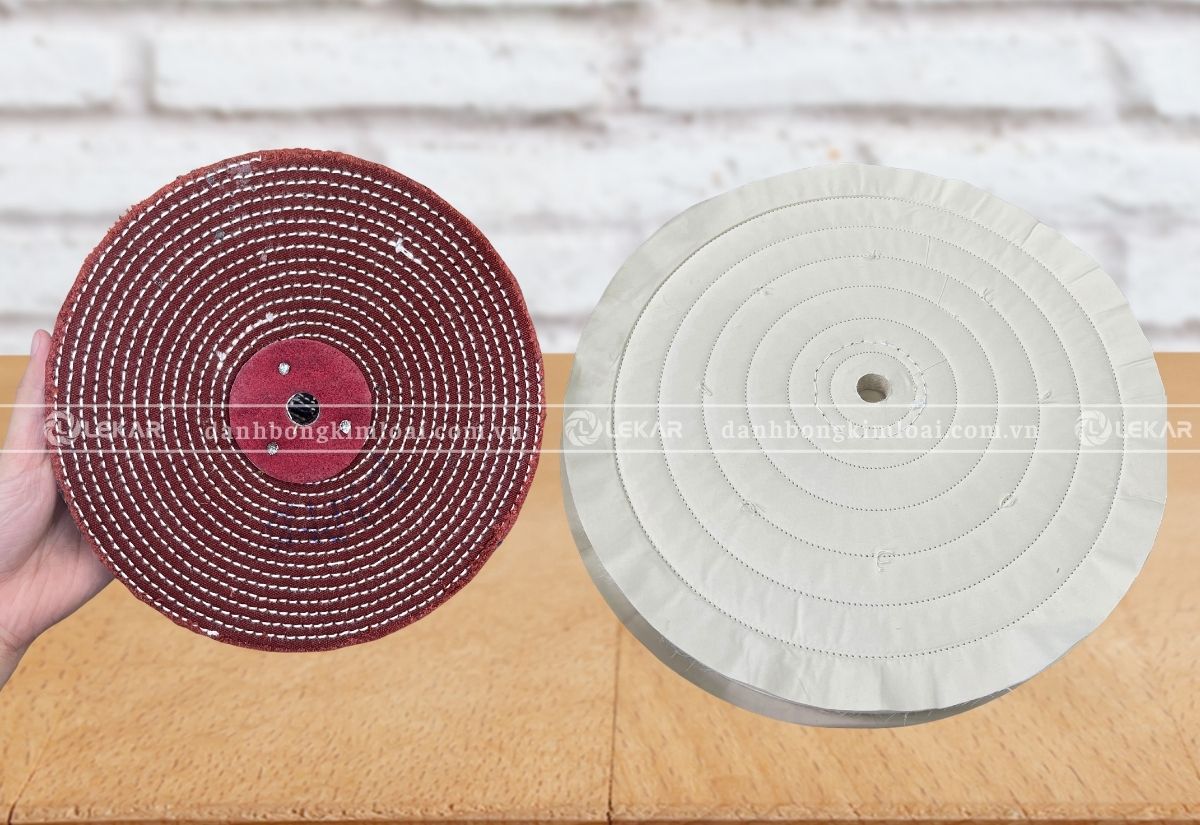 bánh vải đánh bóng inox