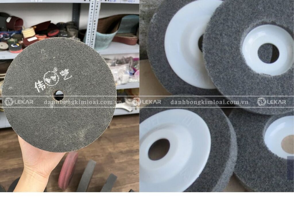 Cách sử dụng nỉ xám đánh bóng inox