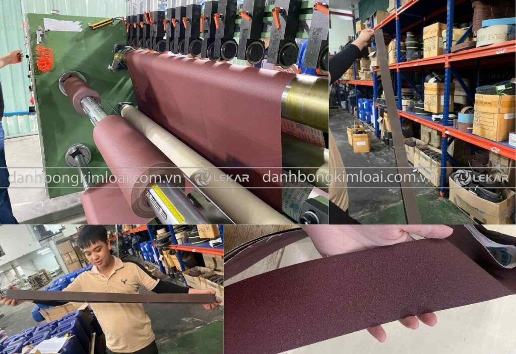 Giấy nhám mịn chà gỗ