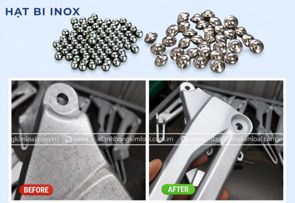 Hạt bi inox Lekar
