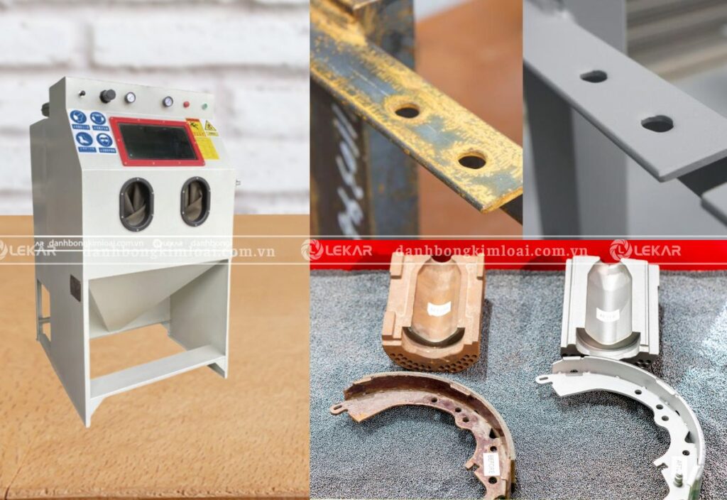 Các loại máy phun cát tại Lekar