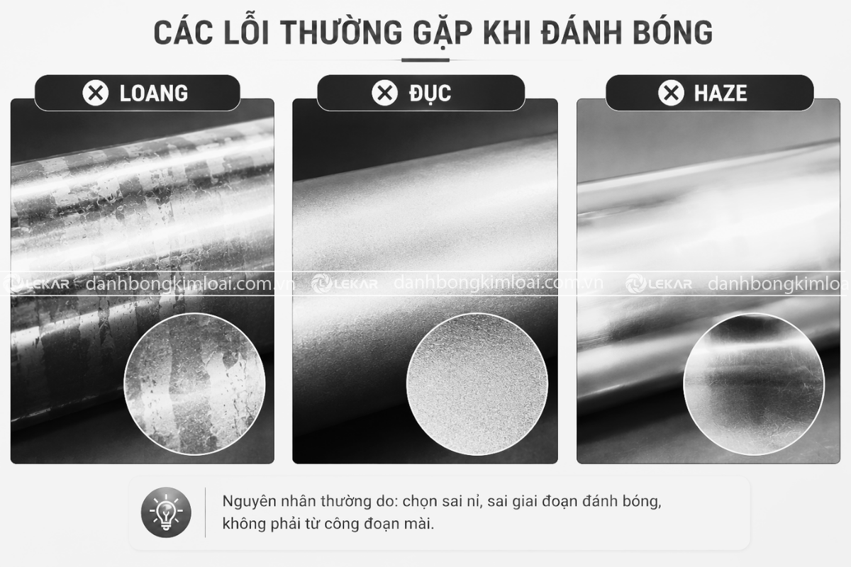 Ứng dụng nỉ đánh bóng kim loại cho ngành cơ khí chế tạo