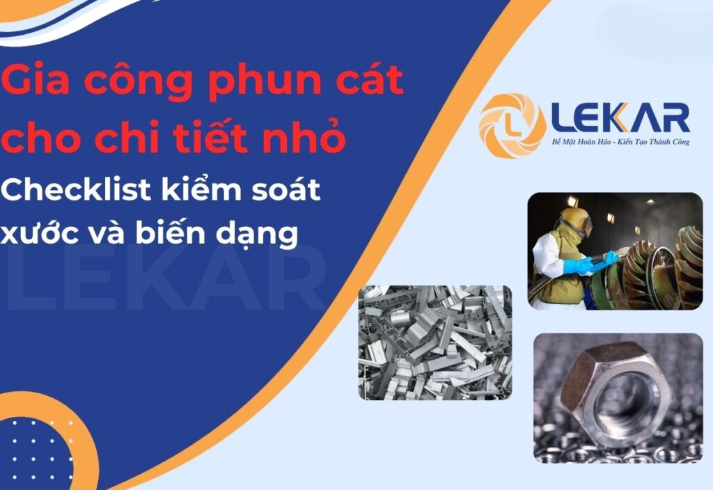 gia công phun cát cho chi tiết nhỏ